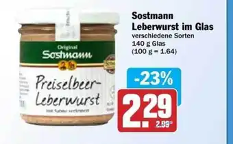 dodenhof Sostmann Leberwurst Im Glas Angebot