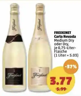 PENNY Freixenet Carta Nevada 0,75L Flasche Angebot