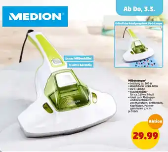 PENNY Medion Milbensauger Angebot