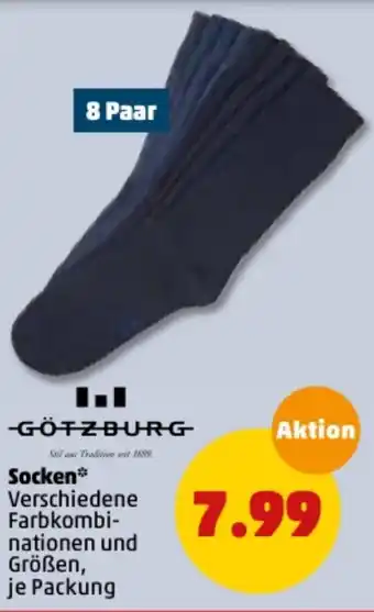 PENNY Götzburg Socken 8 Paar Angebot