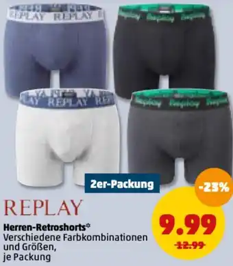 PENNY Replay Herren Retroshorts 2er Packung Angebot