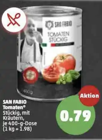 PENNY San Fabio Tomaten 400g Dose Angebot