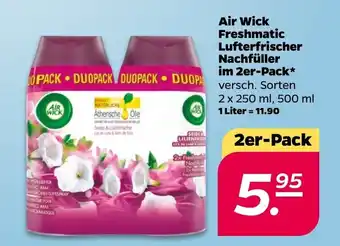 NETTO Air Wick Freshmatic Lufterfrischer Nachfuller im 2er-Pack 2 x 250 ml Angebot