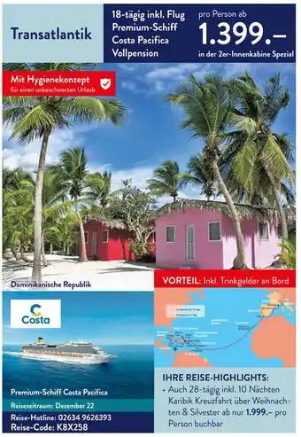 Aldi Süd Reisen Transatlantik Angebot