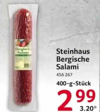 Selgros Steinhaus Bergische Salami 400g Stück Angebot