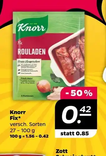 NETTO Knorr Fix 27 - 100 g Angebot