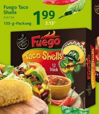 Selgros Fuego Taco Shells 135g Packung Angebot