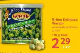 Selgros Grüne Erdnüsse Wasabi 140g Dose Angebot