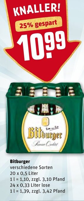 REWE Bitburger Angebot