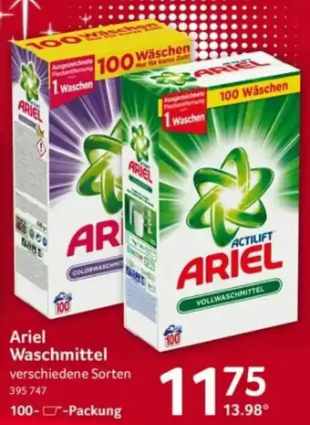 Selgros Ariel Waschmittel Angebot