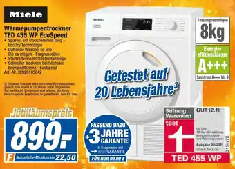 expert Techno Land Miele Wärmepumpentrockner TED 455 WP EcoSpeed Angebot