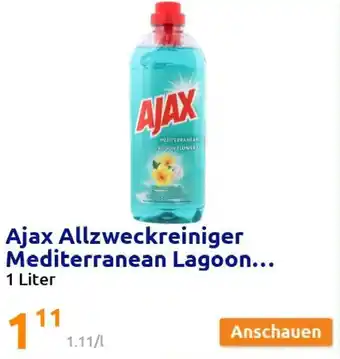 Action Ajax Allzweckreiniger Mediterranean Lagoon 1L Angebot