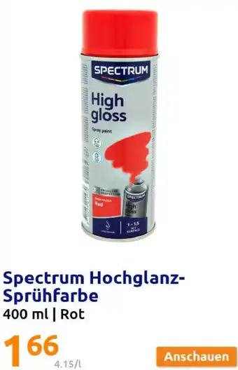 Action Spectrum Hochglanz Sprühfarbe 400ml Angebot