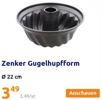 Action Zenker Gugelhupfform 22 cm Angebot