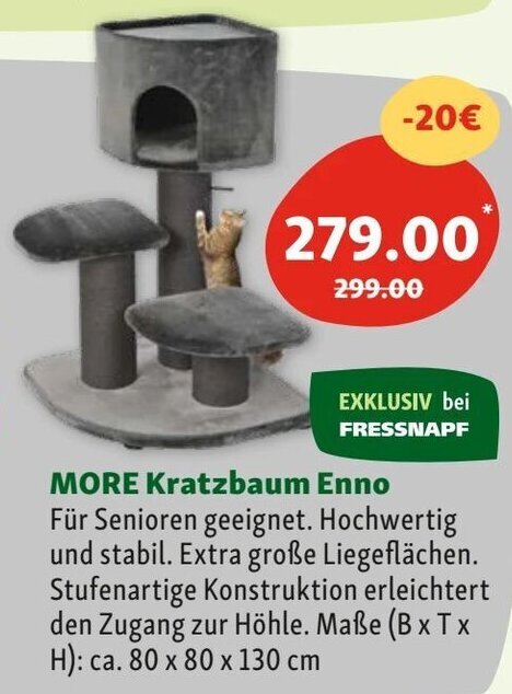 More Kratzbaum Enno Angebot bei Fressnapf