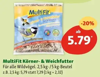 Fressnapf MultiFit Körner & Weichfutter 2,5kg/5kg Beutel Angebot