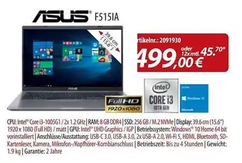 ACom PC Asus F515ia Angebot