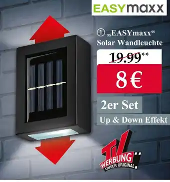 Woolworth Easymaxx Solar Wandleuchte Angebot