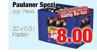 Edeka Scherer Paulaner Spezi Angebot