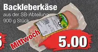 Edeka Scherer Backleberkäse Angebot