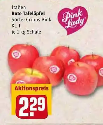 REWE Kaufpark Rote Tafeläpfel Angebot