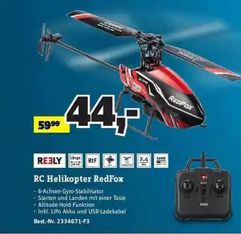 Conrad Rc Helikopter Redfox Angebot