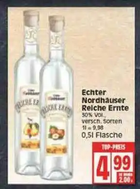 Edeka Echter Nordhäuser Reiche Ernte Angebot