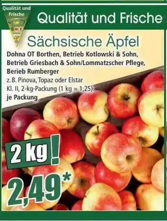 Norma Sächsische äpfel Angebot