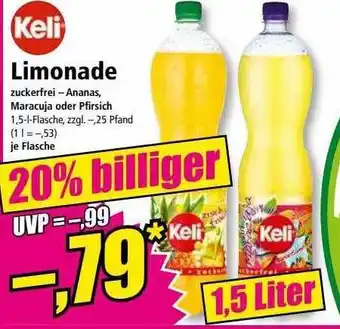 Norma Keli Limonade Angebot