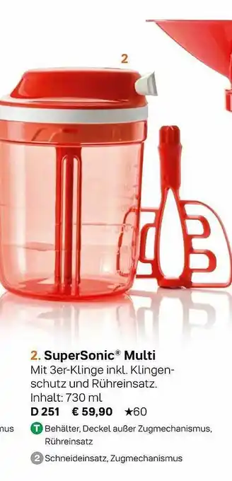 Tupperware Supersonic Multi Angebot