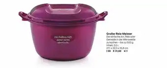 Tupperware Großer Reis-meister Angebot