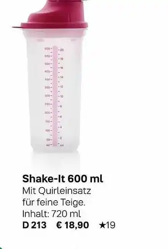 Tupperware Shake-it Angebot