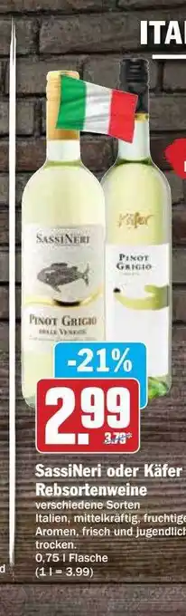 Hit Sassineri Oder Käfer Rebsortenweine Angebot