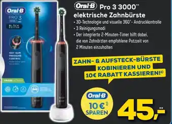 Euronics XXL Oral-B Pro 3 3000 Elektrische Zahnbürste Angebot