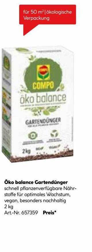 Compo ko Balance Gartendnger Angebot bei Hellweg