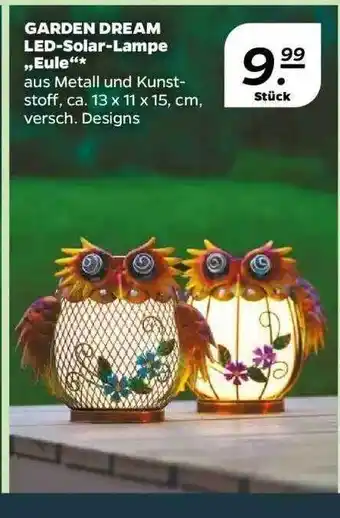 NETTO Garden Dream Led-solar-lampe „eule“ Angebot