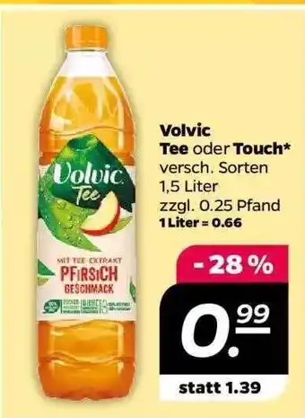 NETTO Volvic Tee Oder Touch Angebot