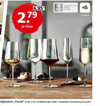 Segmüller Trinkglasserie „puccini” Angebot