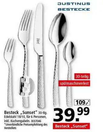 Segmüller Besteck „sunset” Justinus Bestecke Angebot