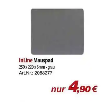 ACom PC Inline Mauspad Angebot