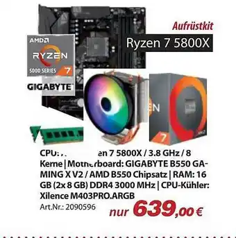 ACom PC Gigabyte Ryzen 7 5800x Angebot