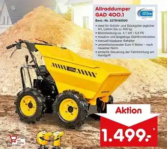 Netto Marken-Discount Güde Allraddumper Gad 400.1 Angebot