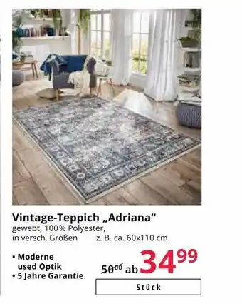 Hammer Vintage-teppich „adriana“ Angebot