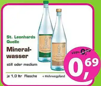 Erdi Biomarkt St. Leonhards Quelle Mineralwasser Angebot