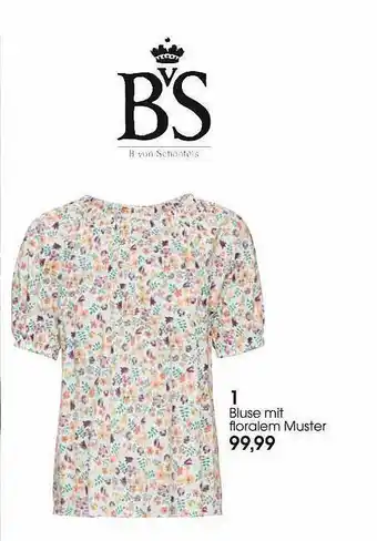 Frankonia Bvs Bluse Mit Floralem Muster Angebot