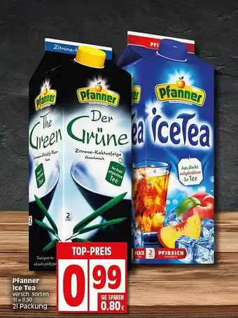 Elli Markt Pfanner Ice Tea Angebot