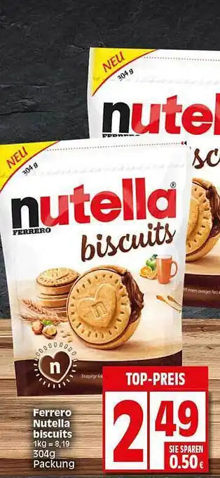 Elli Markt Ferrero Nutella Biscuits Angebot