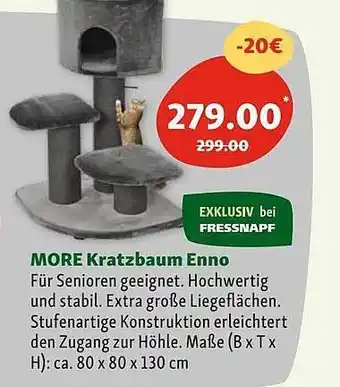 Fressnapf More Kratzbaum Enno Angebot