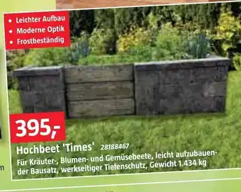 Bauhaus Hochbeet Times Angebot