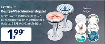 Aldi Süd Design-Waschbeckenstöpsel Angebot